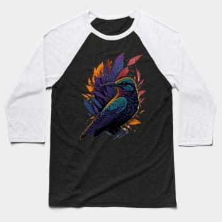 Nature Lovers - Charming Hummingbird Baseball T-Shirt